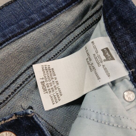 Levi's Too Superlow Skinny Jeans Low Rise Red Tag Distressed Petite sz: 7 Short - Picture 8 of 8